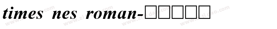 times nes roman字体转换